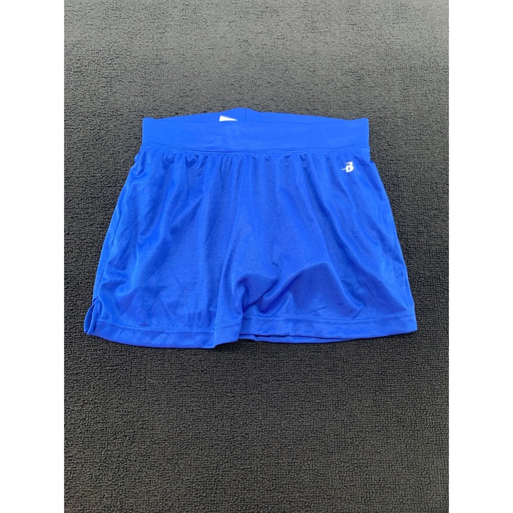 Badger Sport Ladies Blue Athletic‎ Tennis Skirt Shorts Size S Moisture Wicking